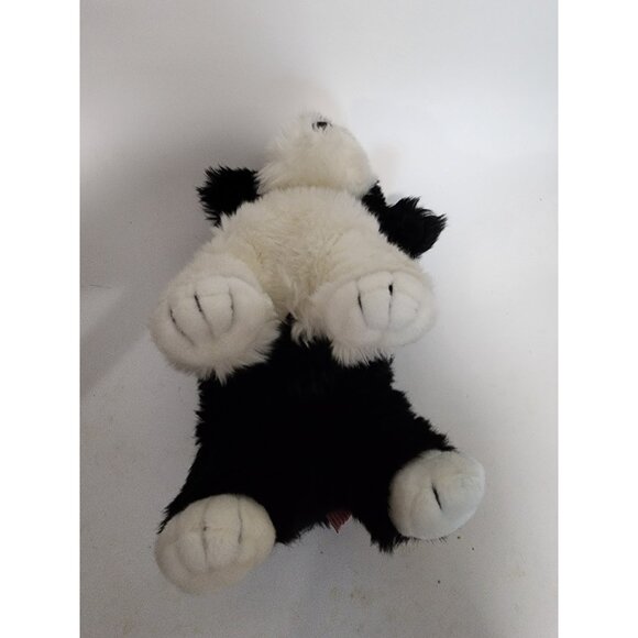 TY Beanie Buddy "Poofie" Black & White Sheep Dog 2002 Missing Bow - Picture 4 of 7